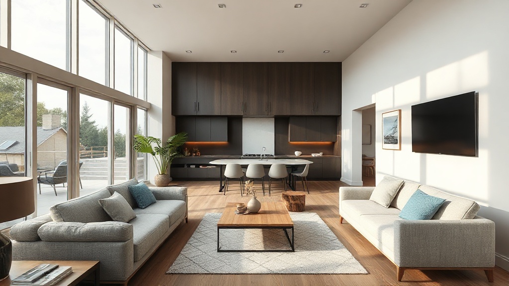 Stylish vacation rental living space